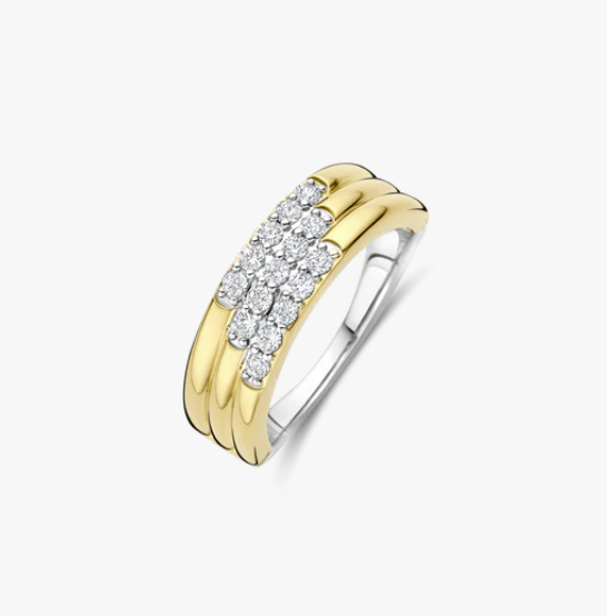 Ringe Ti Sento Milano Dame in Silber Cubic Zirconia 12411ZY-56 - 12411ZY-56